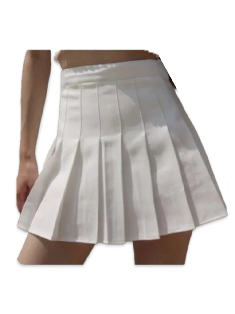 NWT Hollister White Pleated Skirt